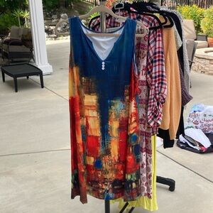 Abstract Painting Dress